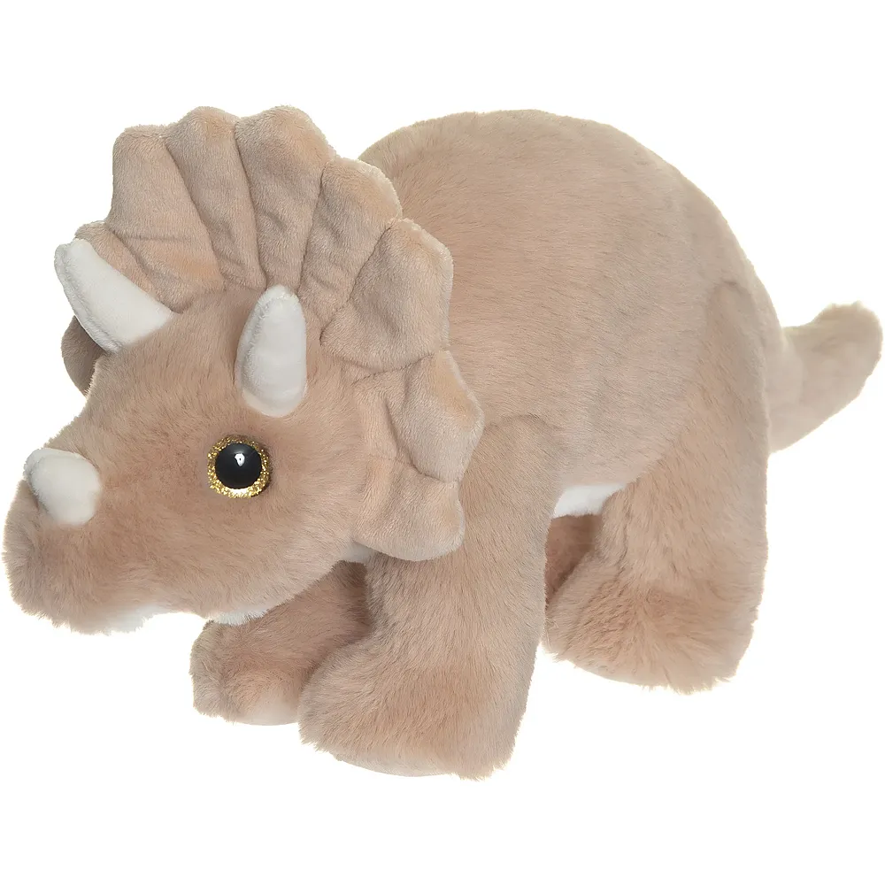 meinspielzeug - Teddykompaniet Triceratops Apricot - 40 cm | Dinosaurier Pl�sch