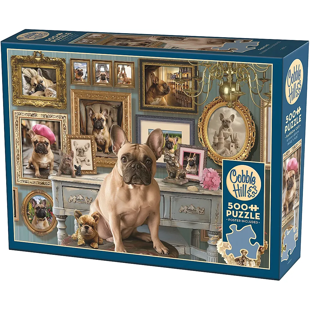 Cobble Hill Puzzle Franz�sische Bulldogge 500Teile