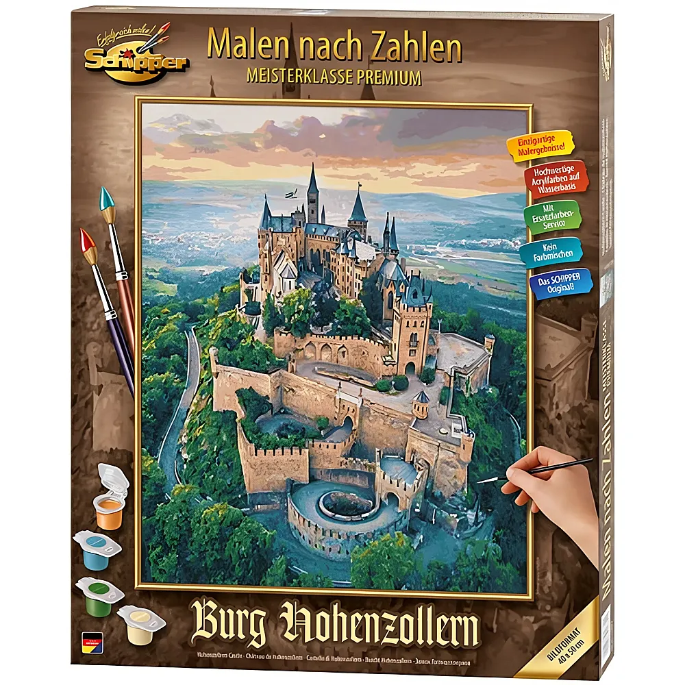 Schipper Landschaftsmotive Malen nach Zahlen Burg Hohenzollern