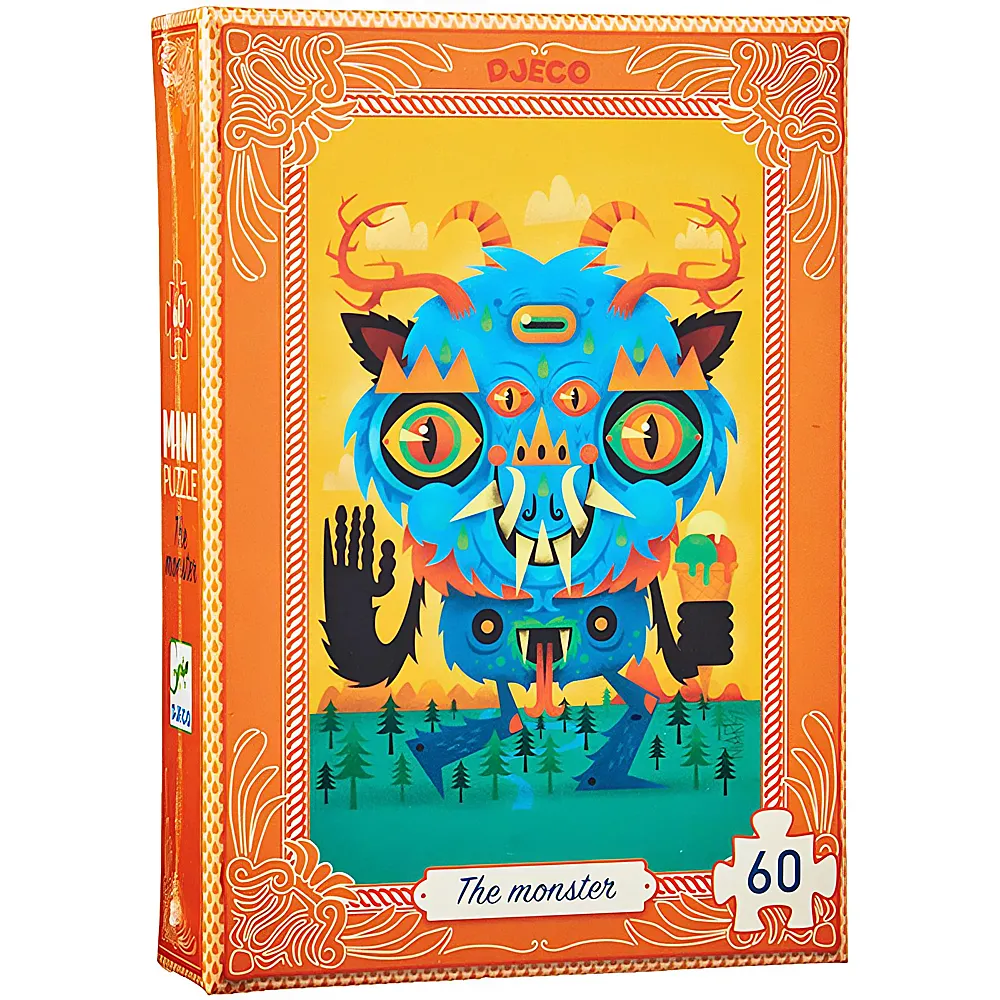 Djeco Puzzle The Monster 60Teile