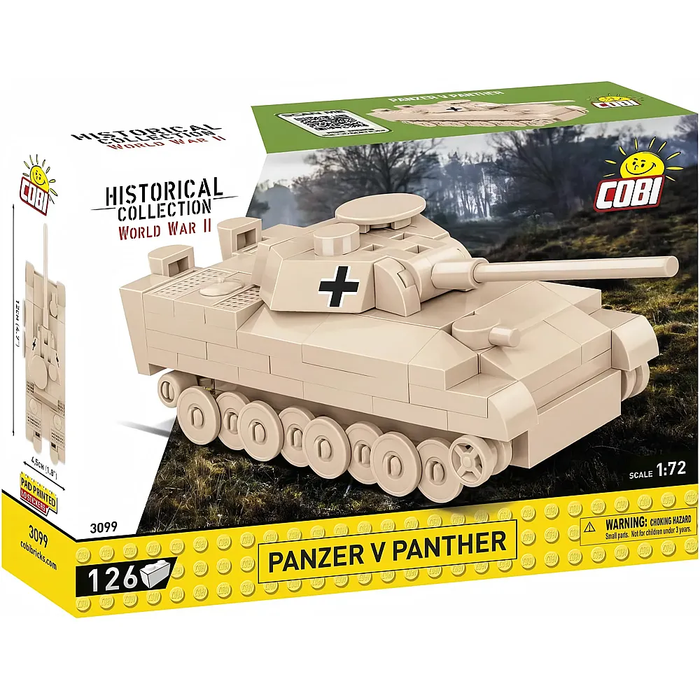 COBI Panzer V Panther, Einheitsgr�sse