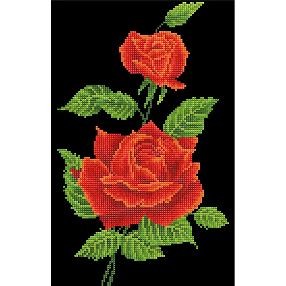 Diamond Dotz Rote Rosen