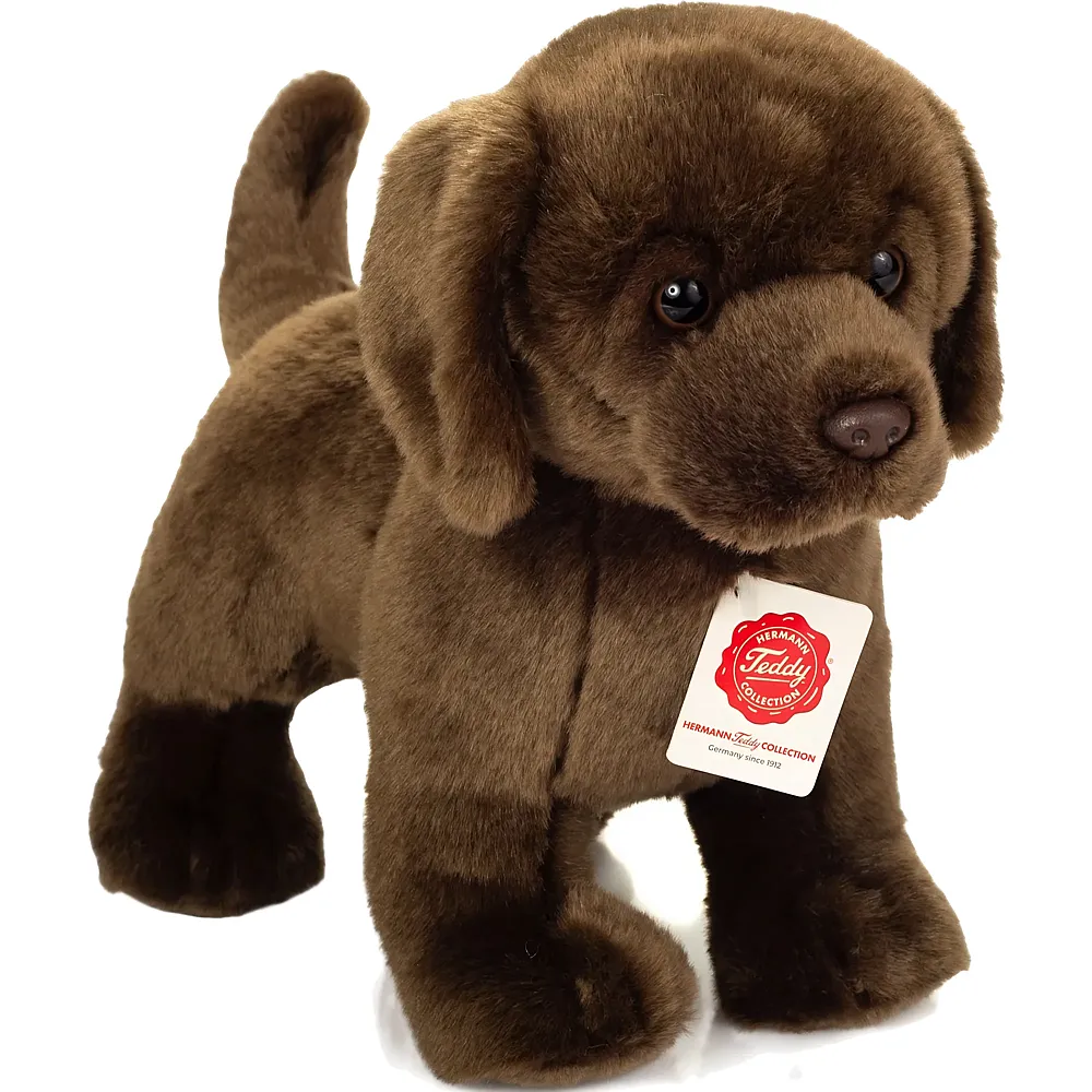 Teddy-Hermann Labrador stehend Braun - 30 cm | Hunde Pl�sch