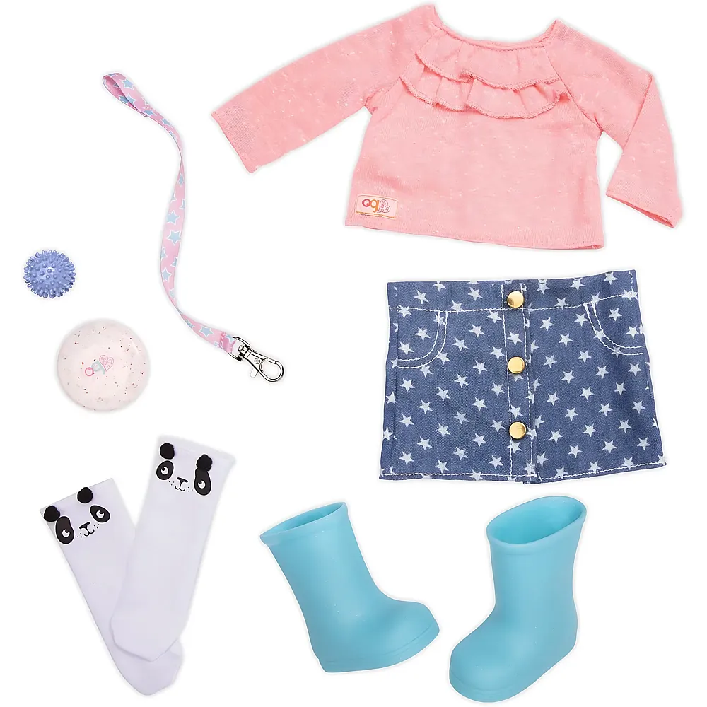Our Generation Deluxe Outfit Gassi im Hundepark - 46 cm