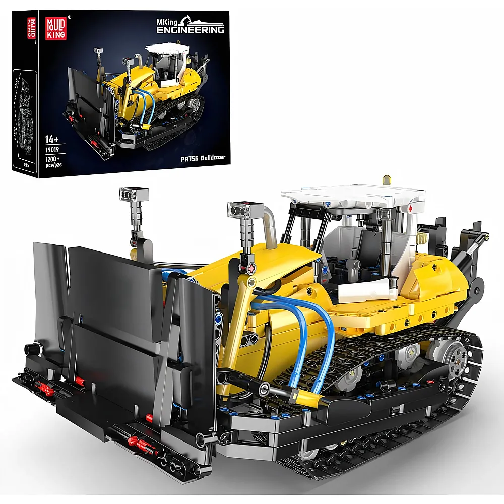 meinspielzeug - Mould King Engineering Bulldozer 19019 | Klemmbausteine Fahrzeuge