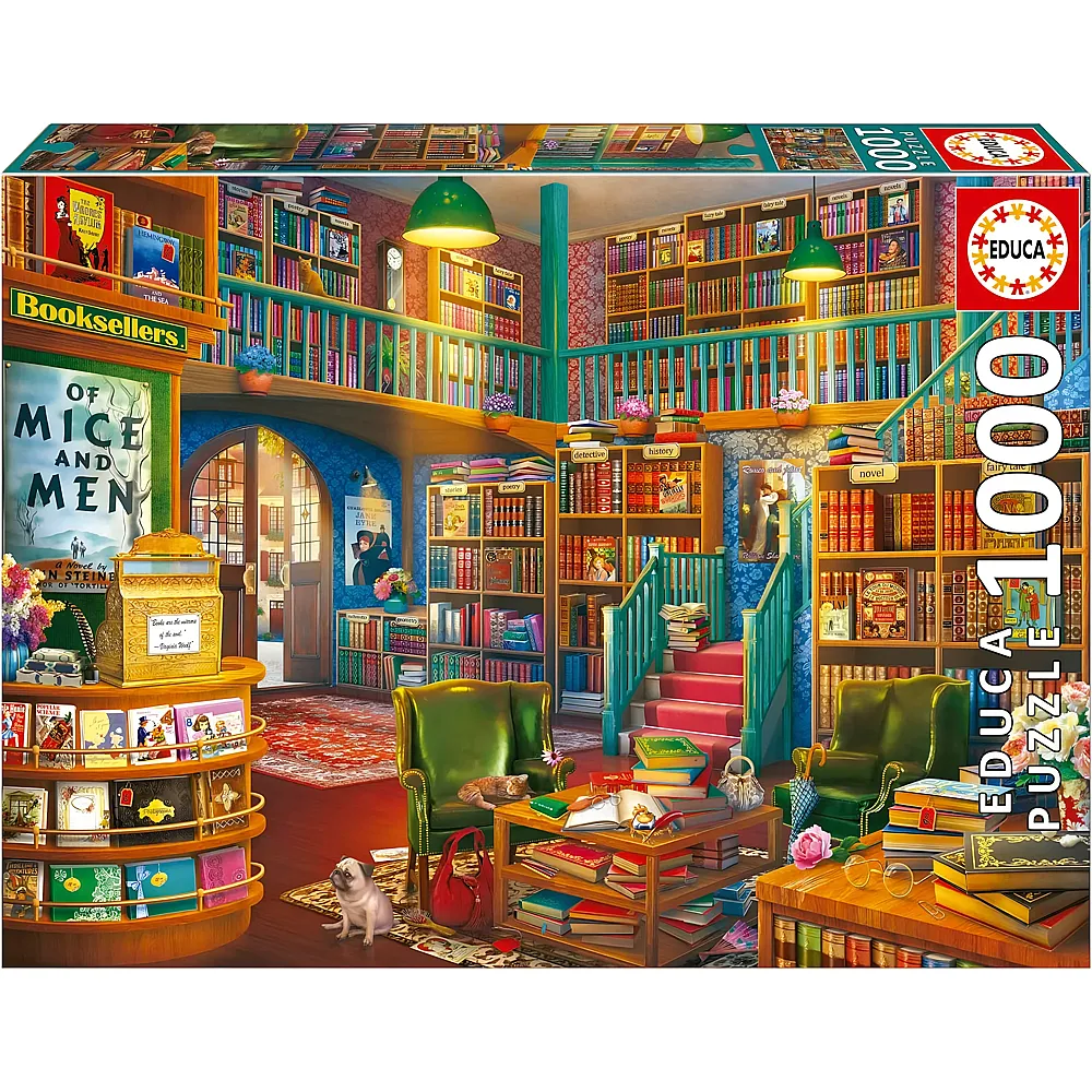 Educa Puzzle Bibliothek - 1000 Teile