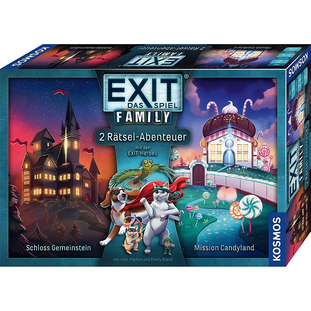 Kosmos Exit Das Spiel Family Schloss Gemeinstein & Mission Candyland