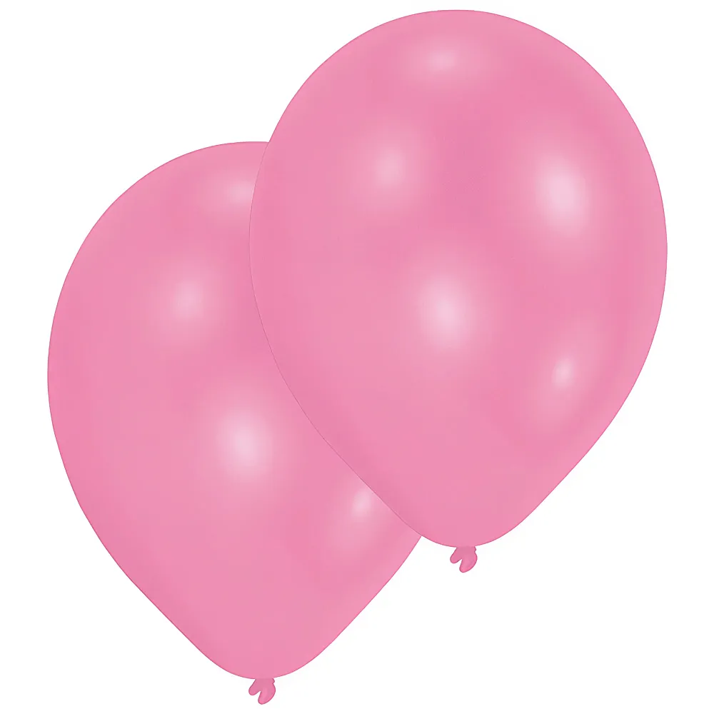 Amscan Ballone rosa 10Teile | Kindergeburtstag