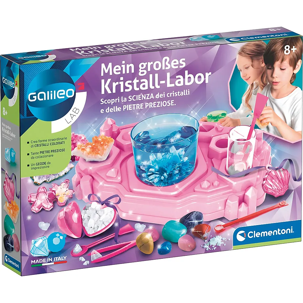 Clementoni Galileo Mein grosses Kristall Labor