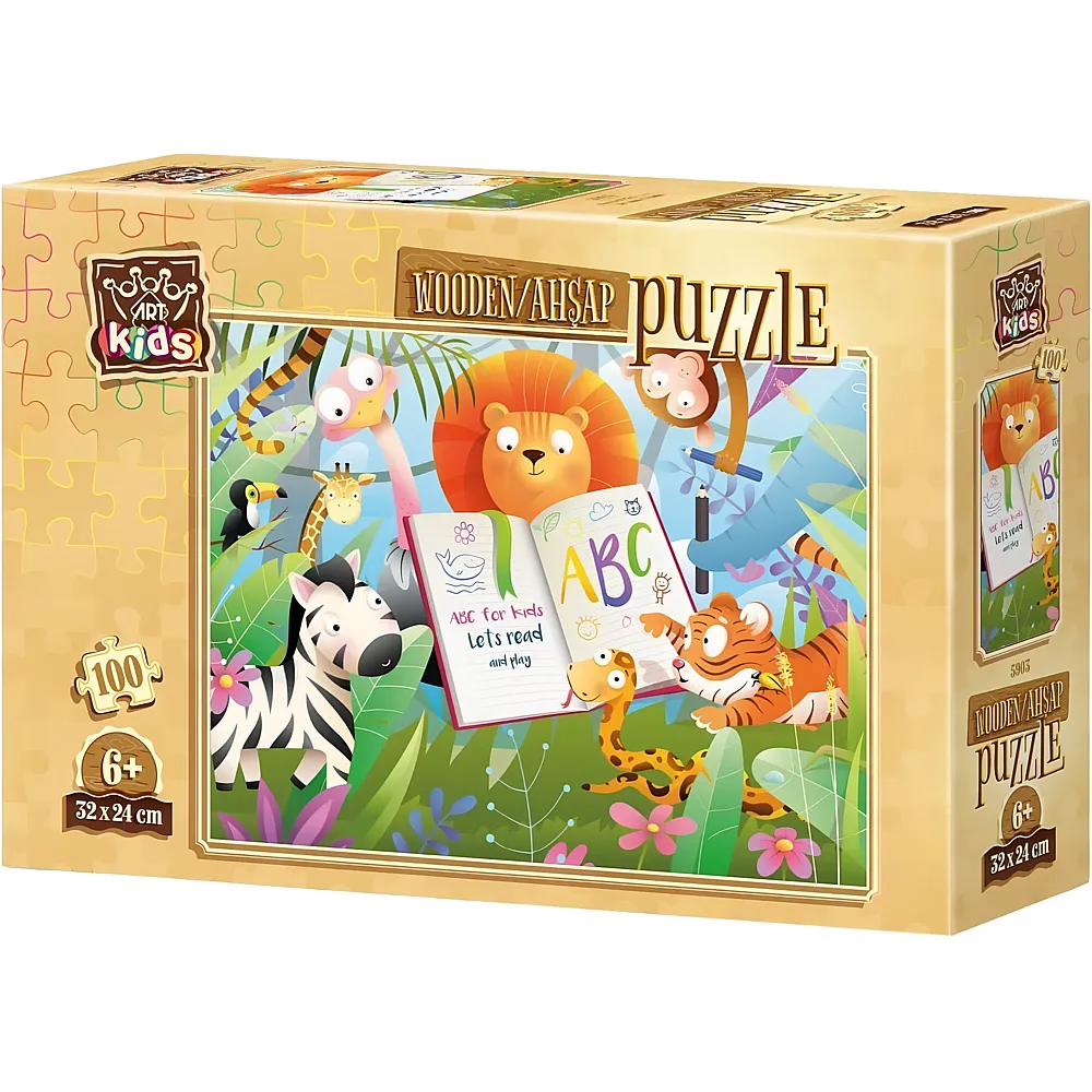 Art Puzzle Kids Dschungel-Schule - 100 Teile