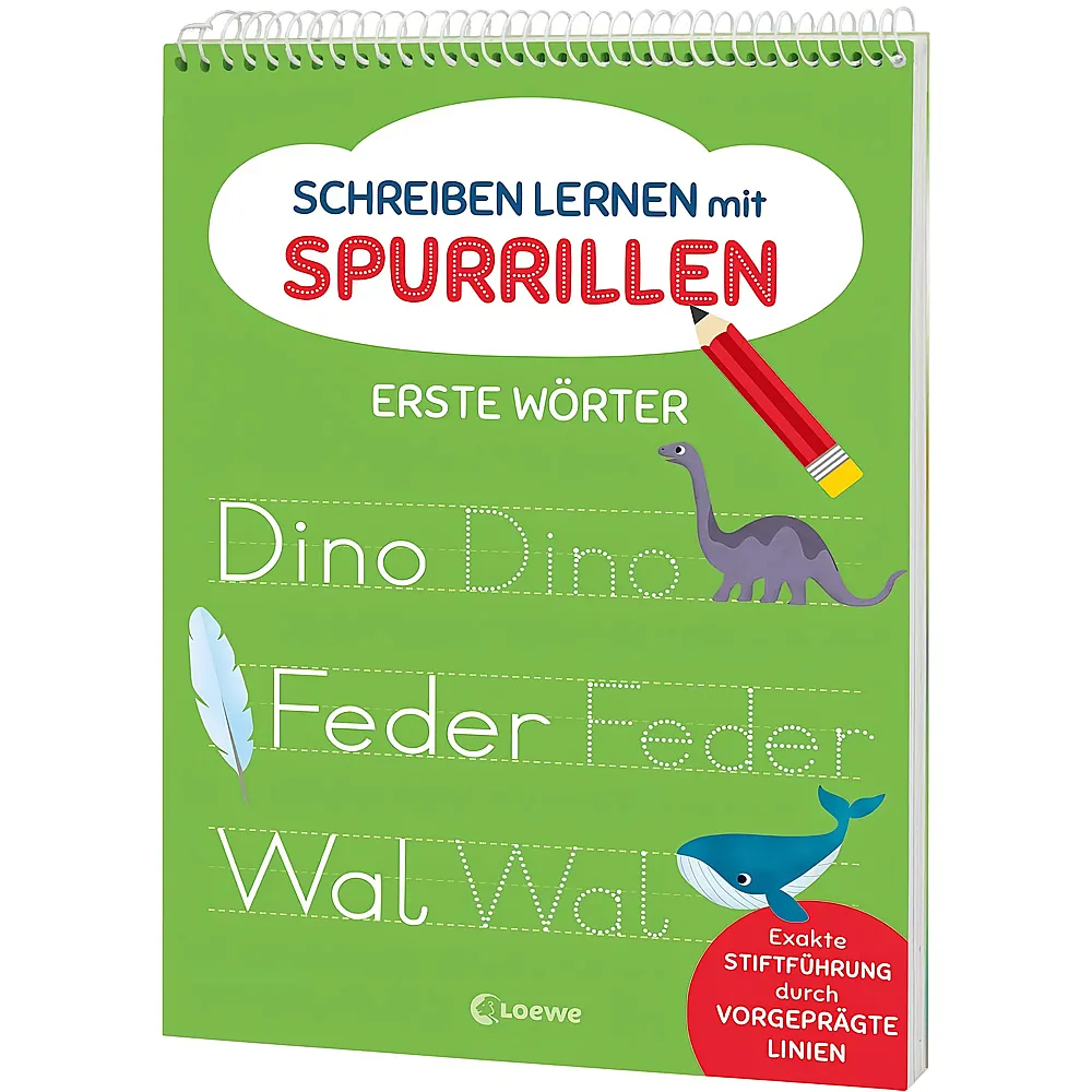 meinspielzeug - Loewe Schreiben lernen mit Spurrillen - Erste W�rter | Lernmittel