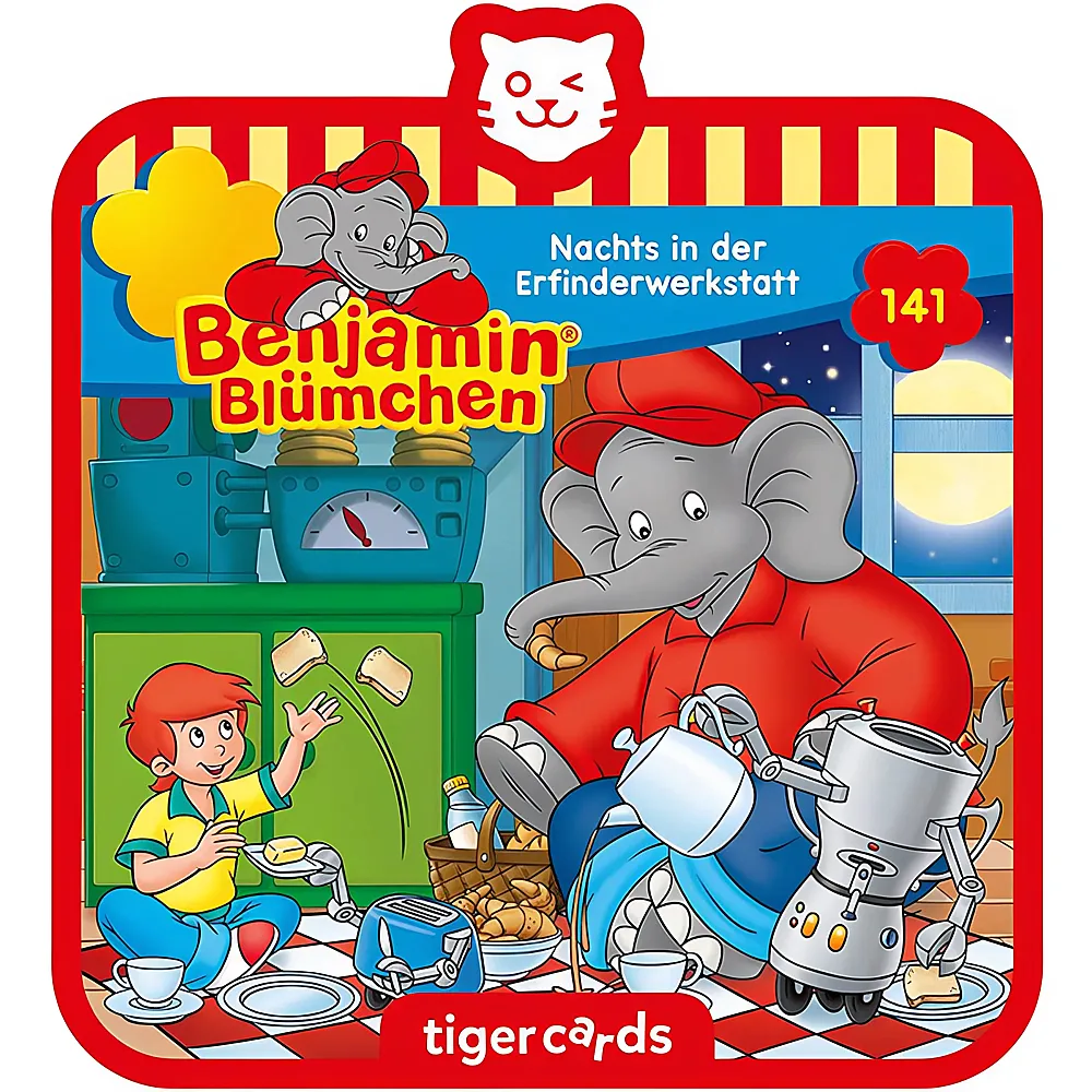 Tigermedia tigercard Benjamin Blmchen Nachts in der Erfinderwerkstatt DE | Hrbcher & Hrspiele