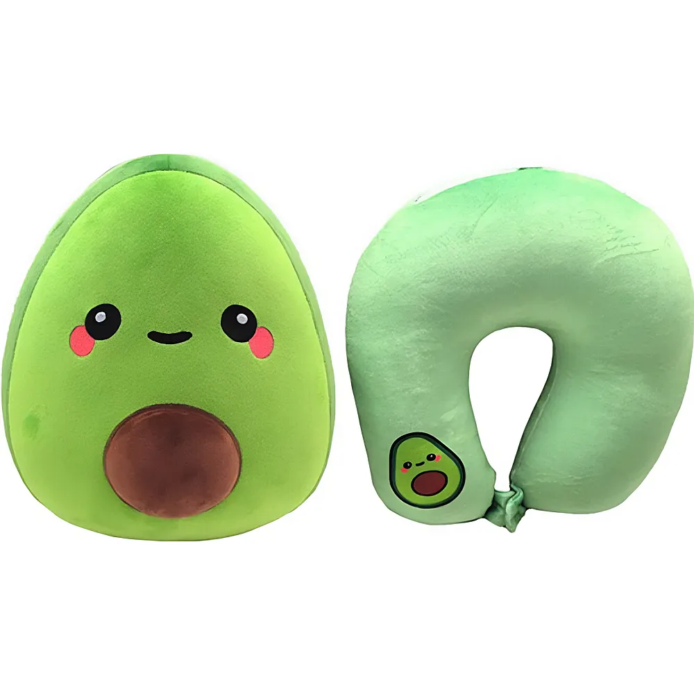 meinspielzeug - Puckator 2in1 Pl�sch & Reisekissen Foodiemals Pedro Avocado