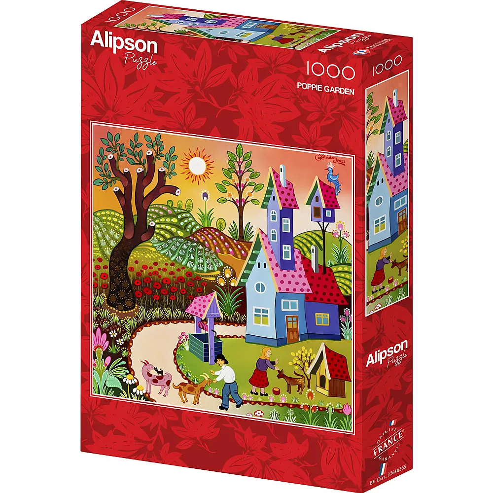 Alipson Puzzle Poppie Garden - 1000 Teile