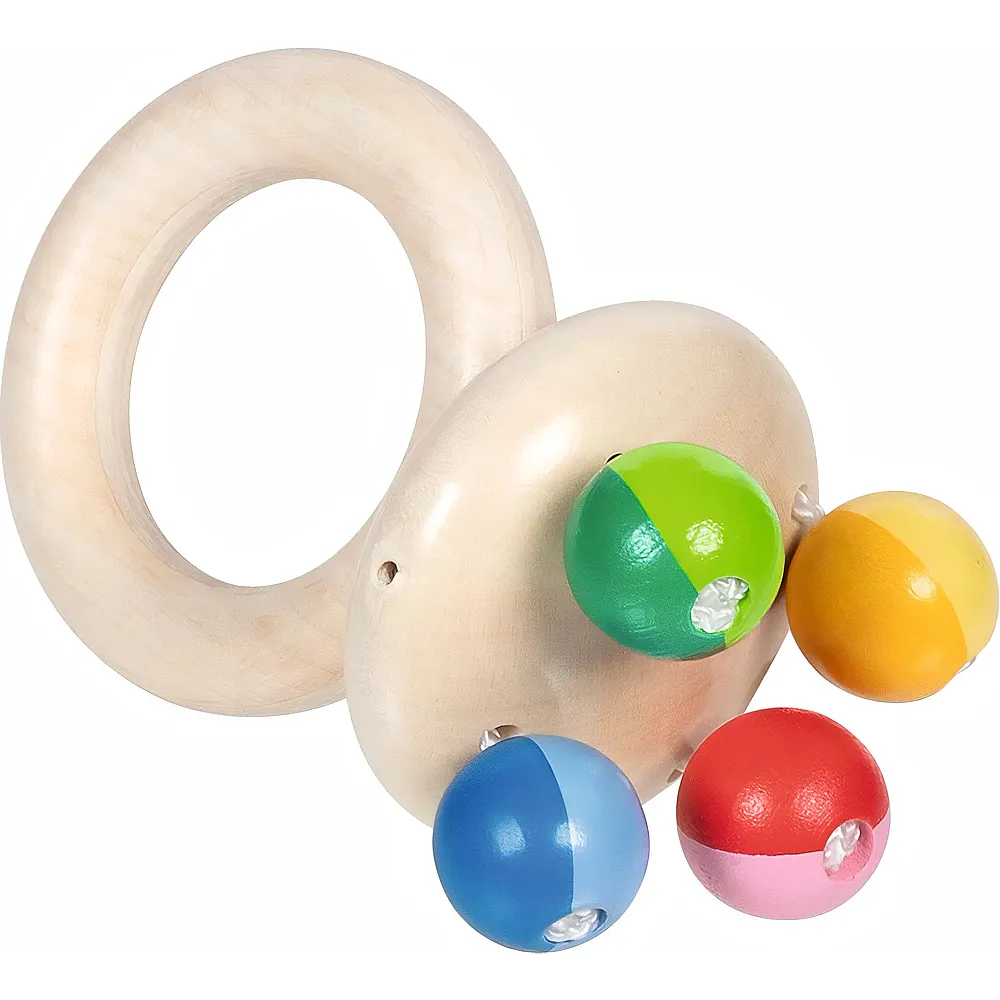 Goki Greifling Rassel Regenbogen Aus Holz, L 9 Cm - Marken