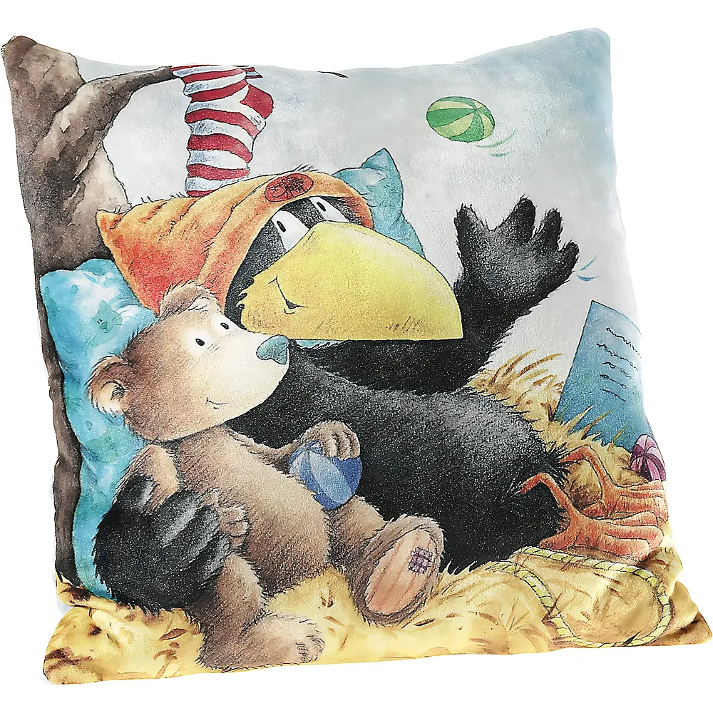 Heunec Kissen - 30 cm Rabe Socke - Dekoration