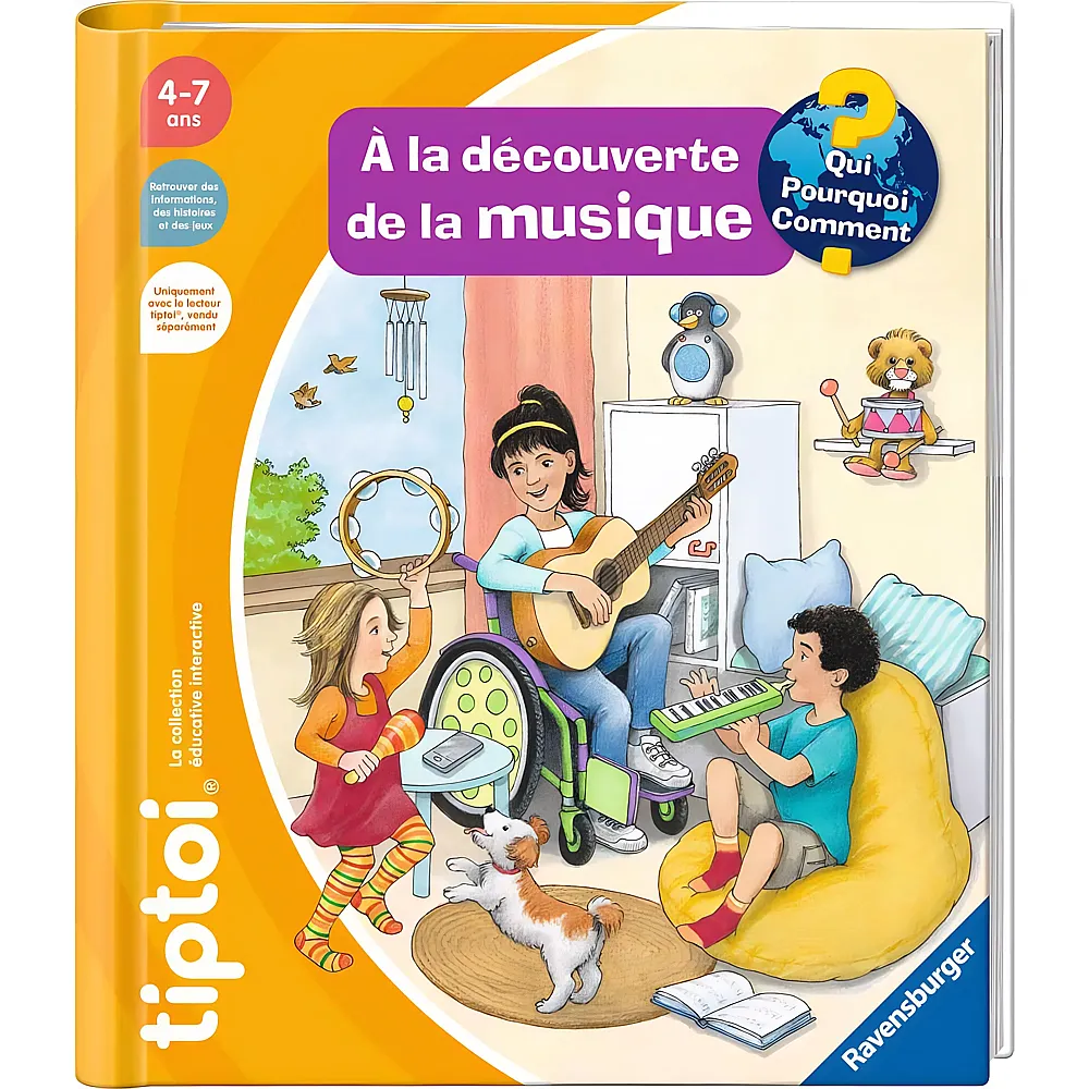 Ravensburger tiptoi � la d�couverte de la musique - Franais