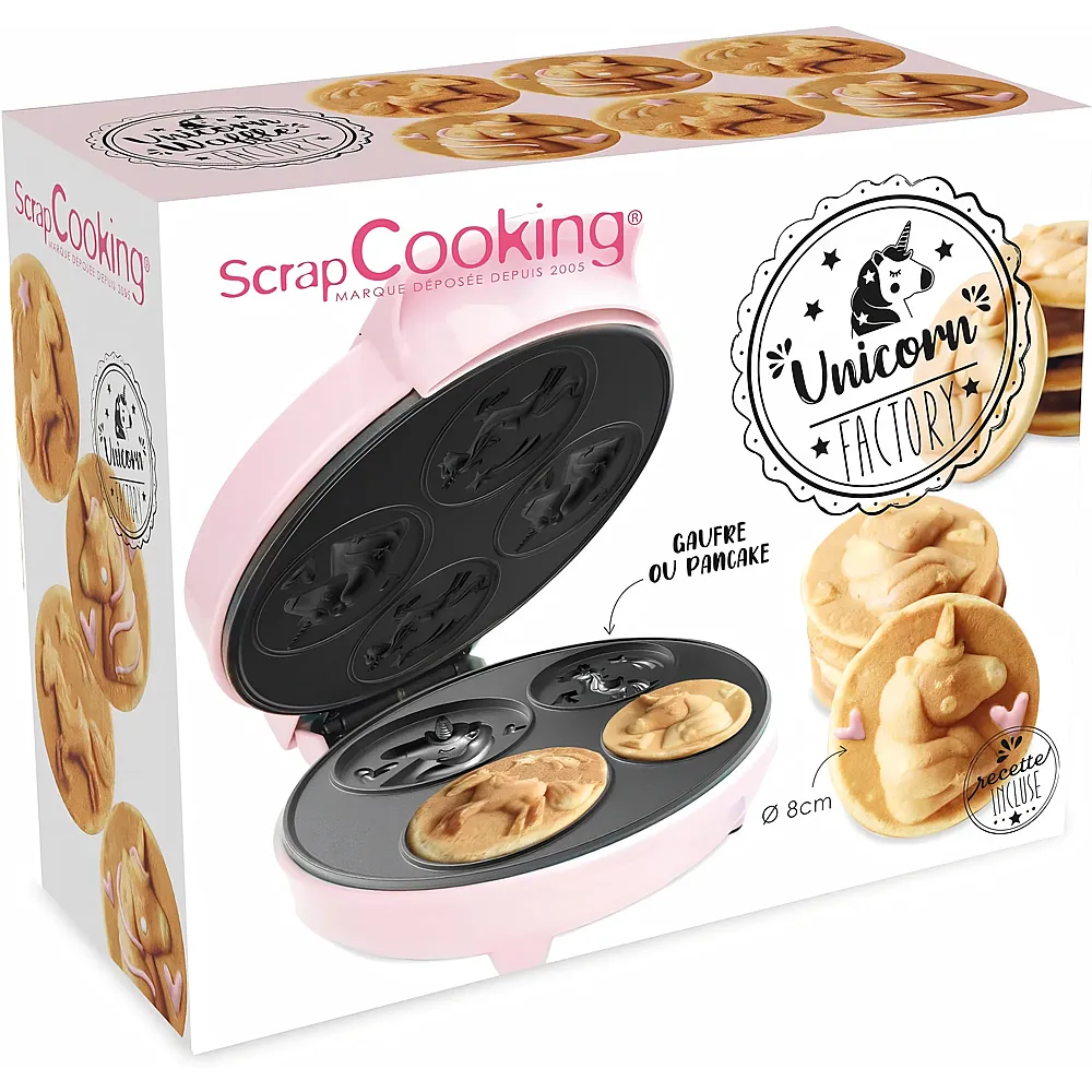 Scrapcooking Waffle Factory Einhorn