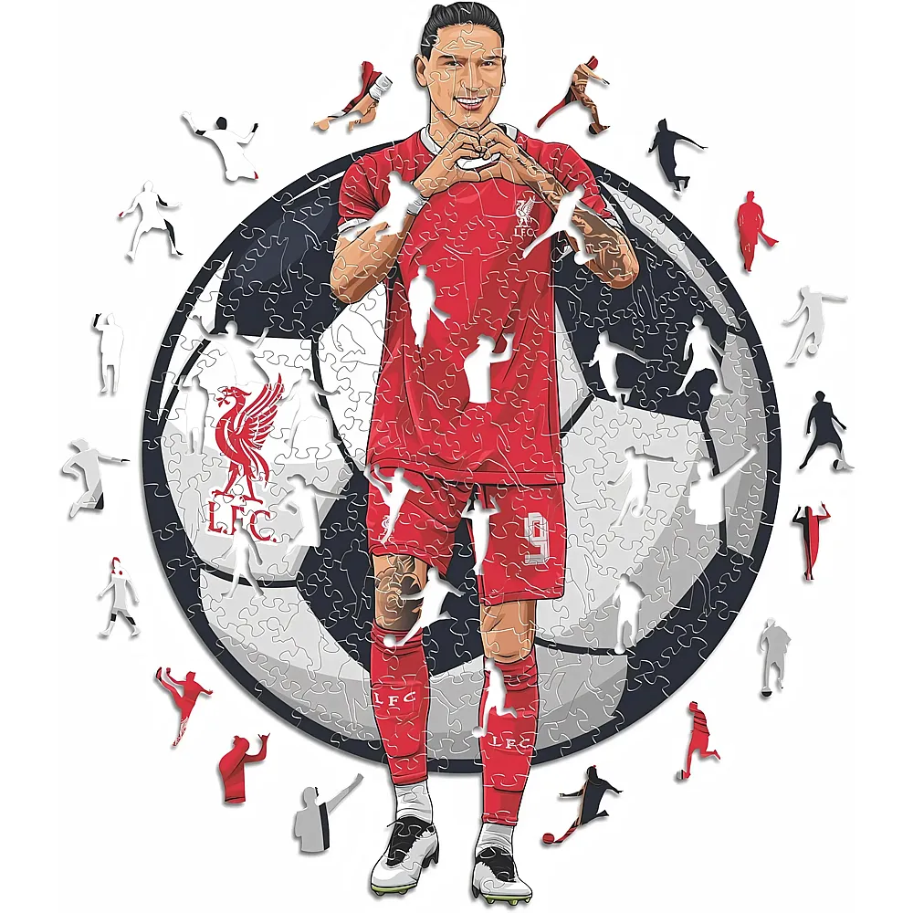 Iconic Puzzle Liverpool FC - Darwin Nu�ez 270Teile
