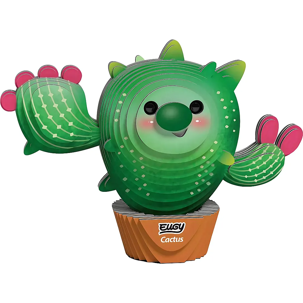 Eugy 3D Karton Figuren Kaktus