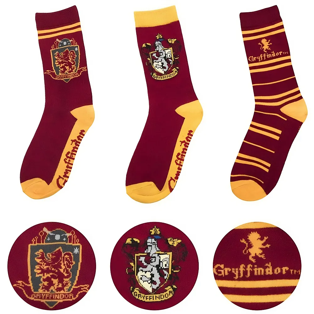 Cinereplicas Harry Potter: Gryffindor Socken 3 St�ck