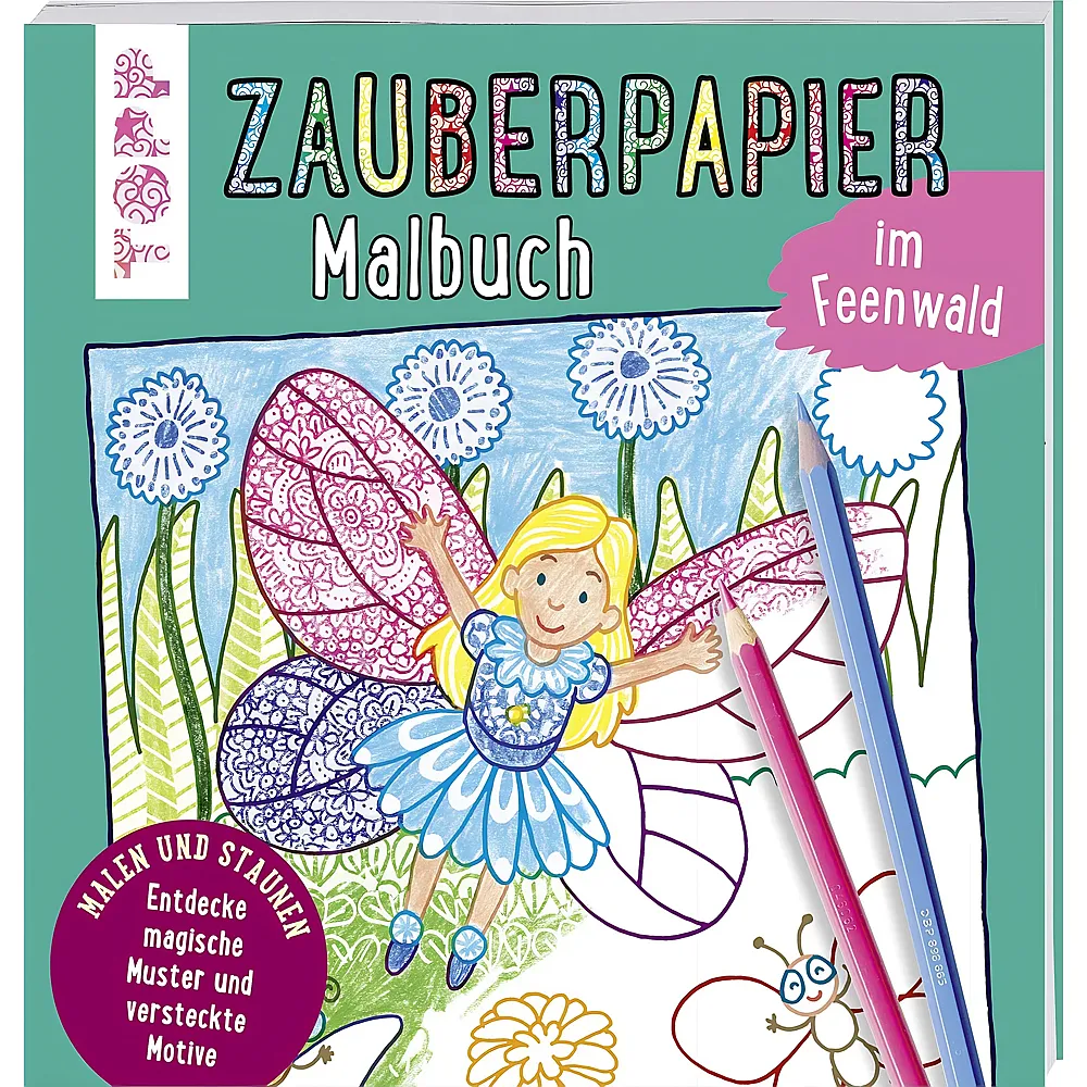 Frechverlag Topp Malbuch Zauberpapier Feenwald DE
