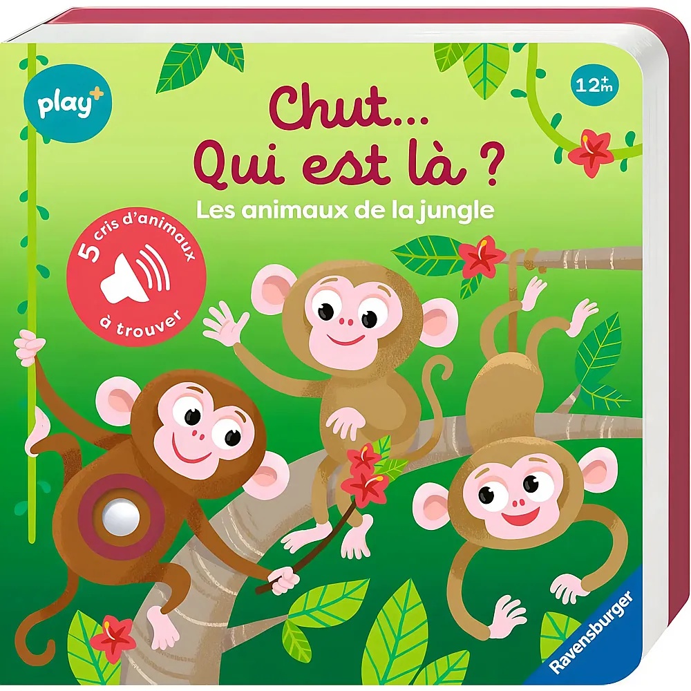 Ravensburger play+ Chutqui est l�  Les animaux de la jungle - Franais