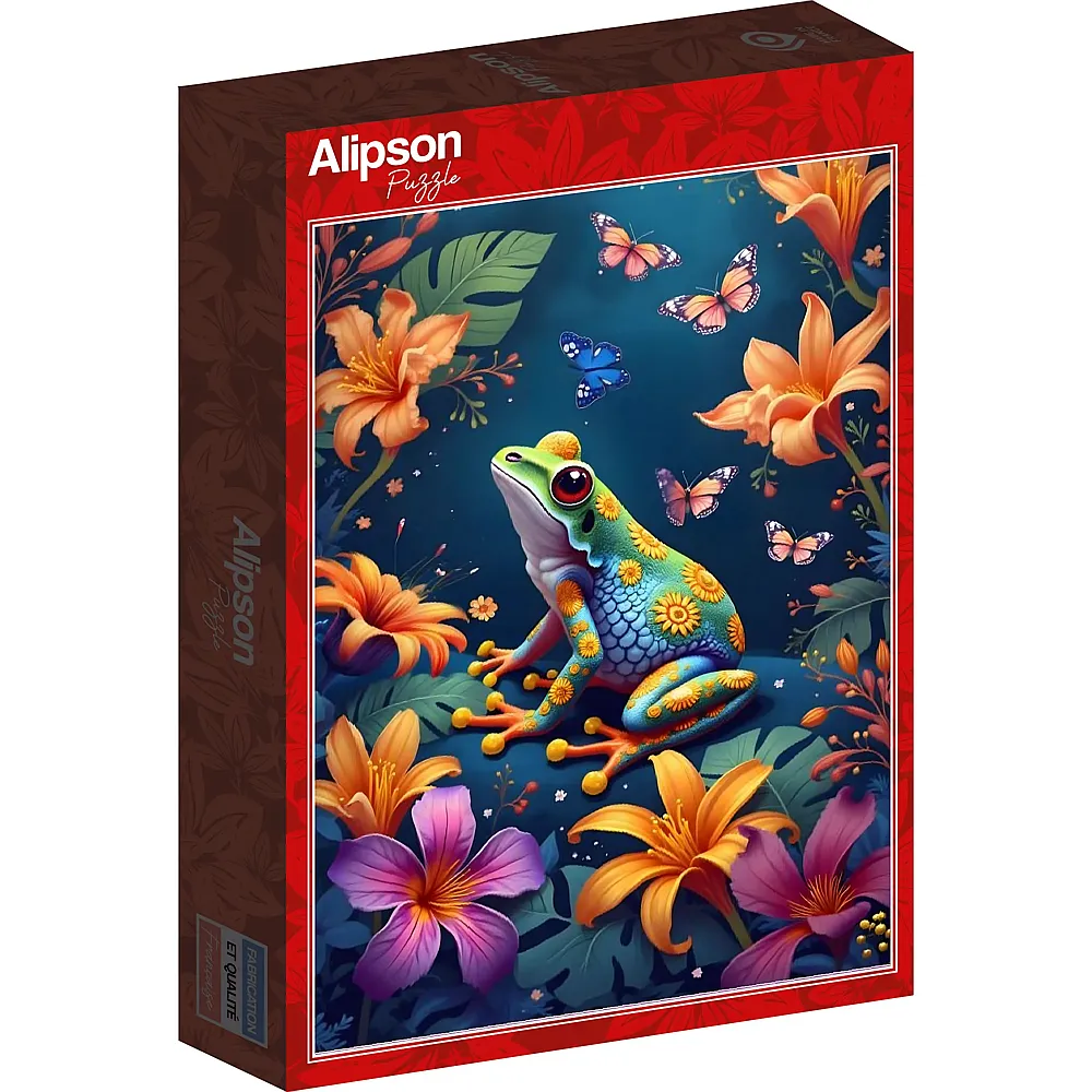 Alipson Puzzle Der Frosch und der Schmetterlingsball 1000Teile