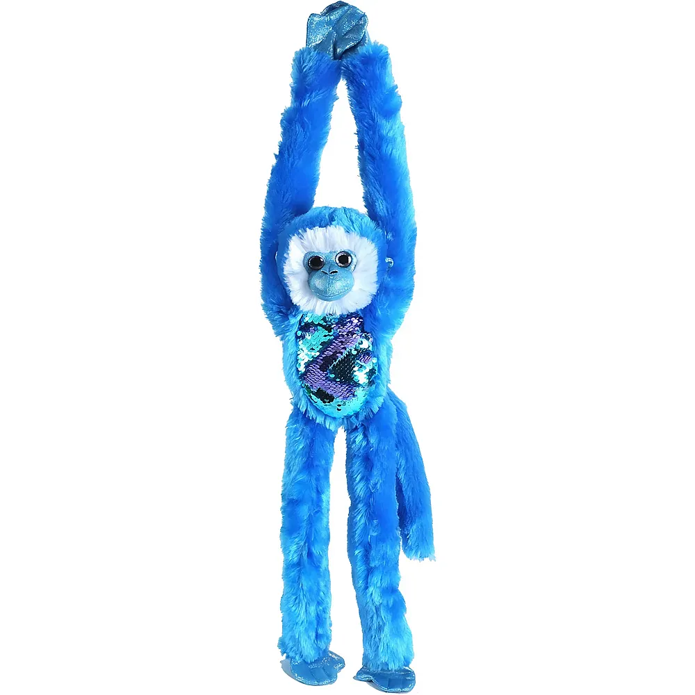 Wild Republic Rainforest H�ngender Affe Blau - 56 cm - Affen Pl�sch