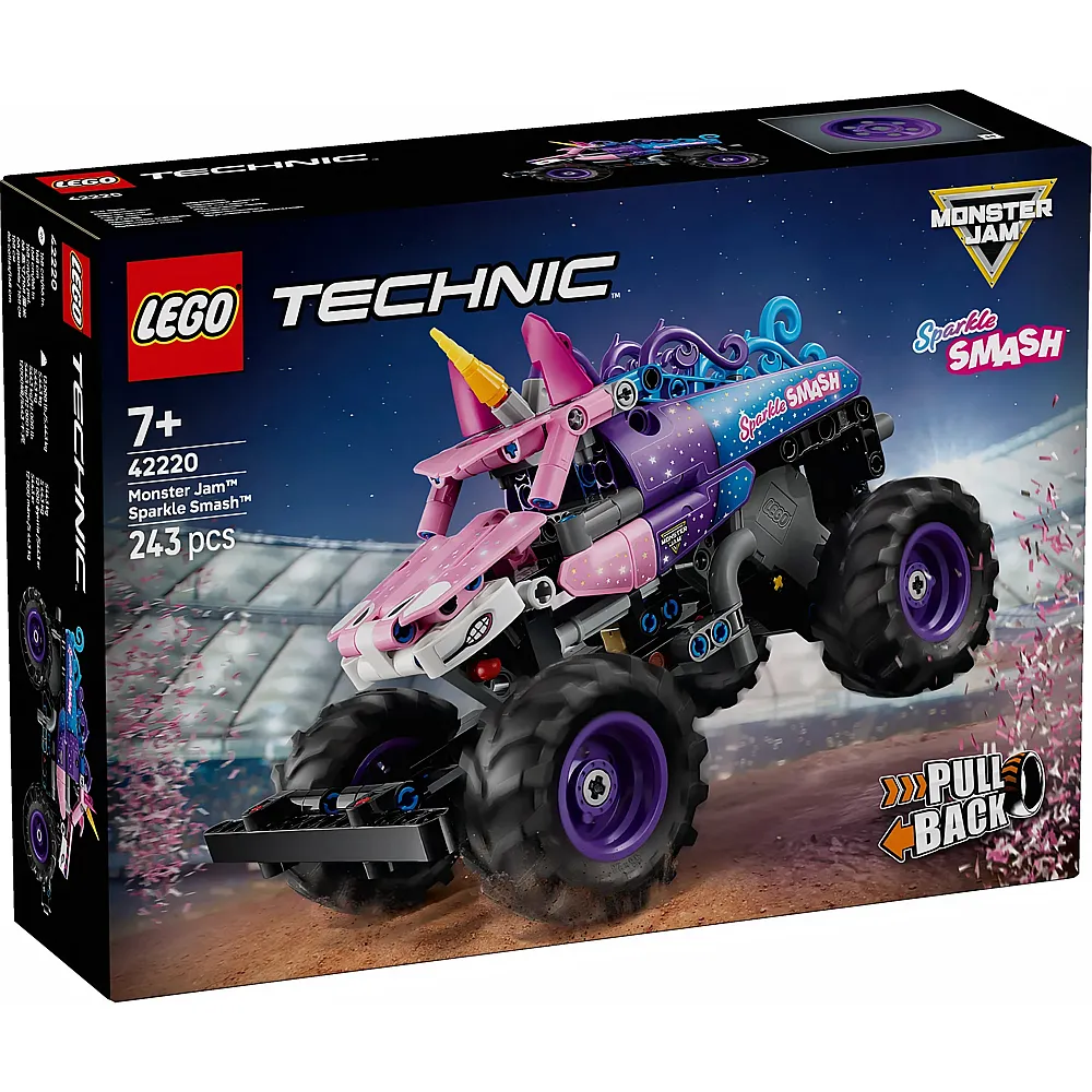 LEGO Technic Monster Jam Sparkle Smash mit R�ckziehmotor 42220