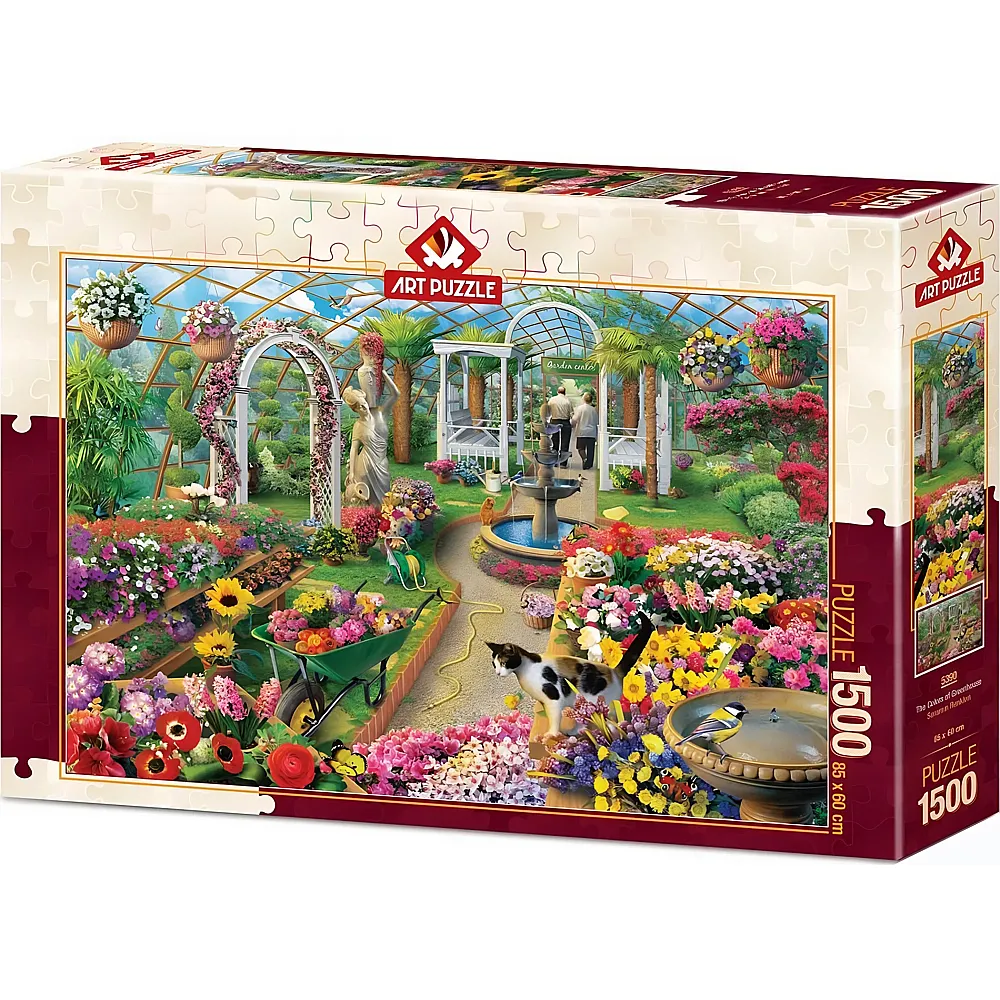 Art Puzzle The Colors of Greenhouse - 1500 Teile