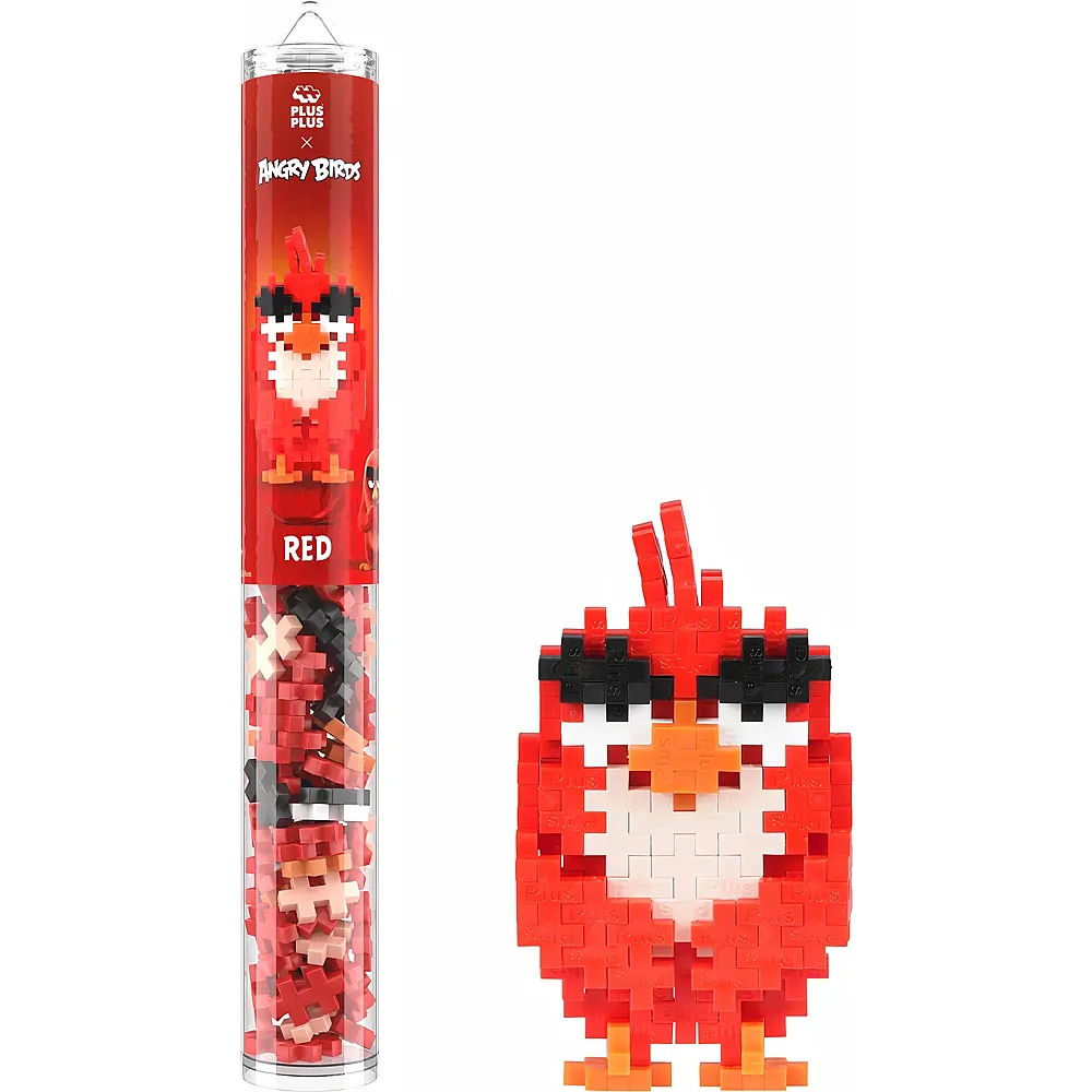Plus-Plus 110 Kreativ Bausteine Red