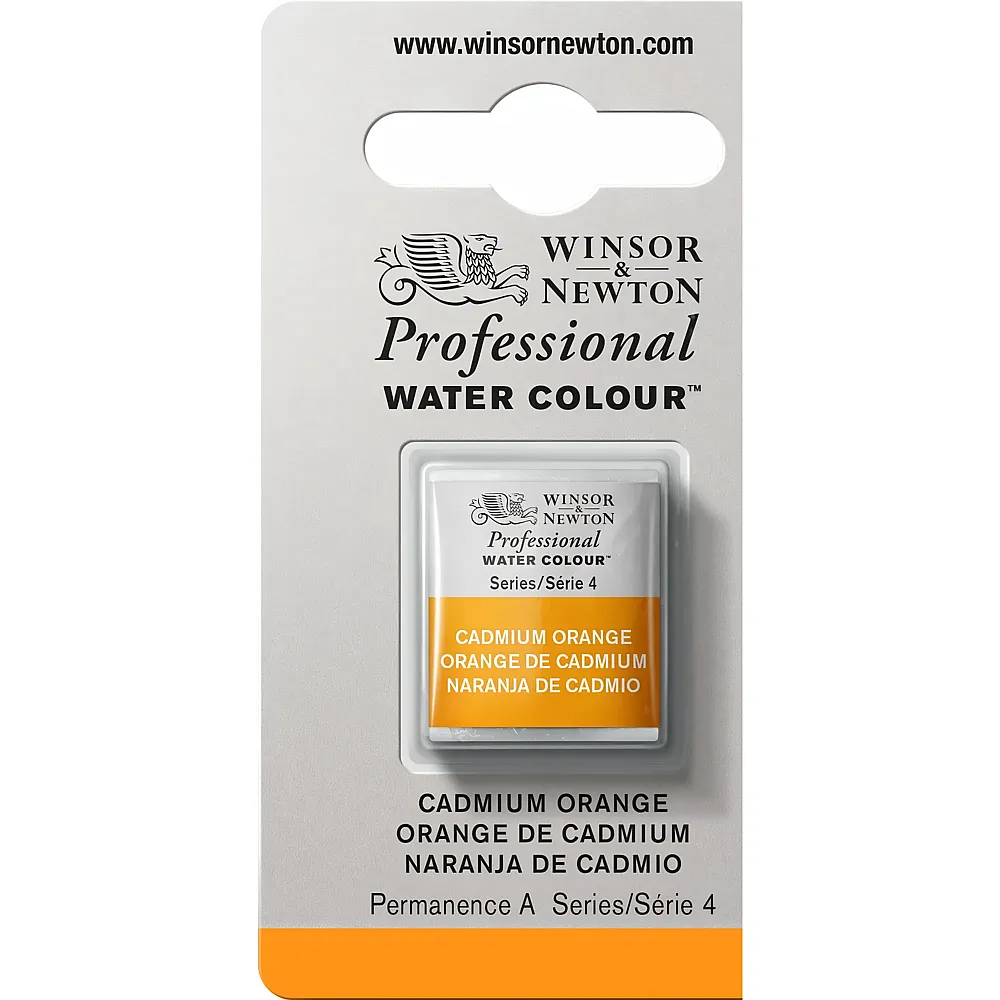 meinspielzeug - Winsor & Newton W&n Prof. Water Colour 1/2 Npfchen Kadmiumorange