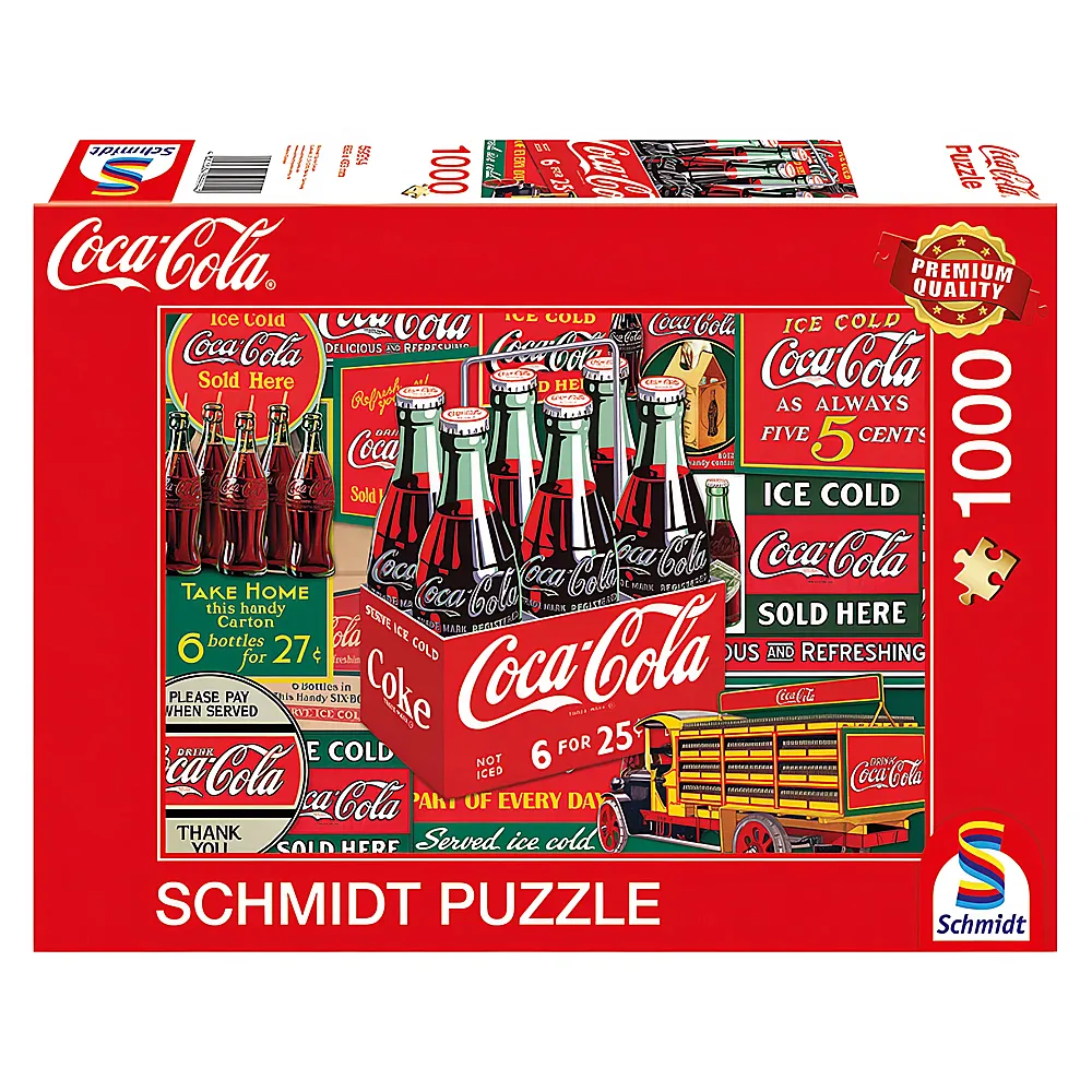 Schmidt Puzzle Coca Cola Motiv 2 1000Teile