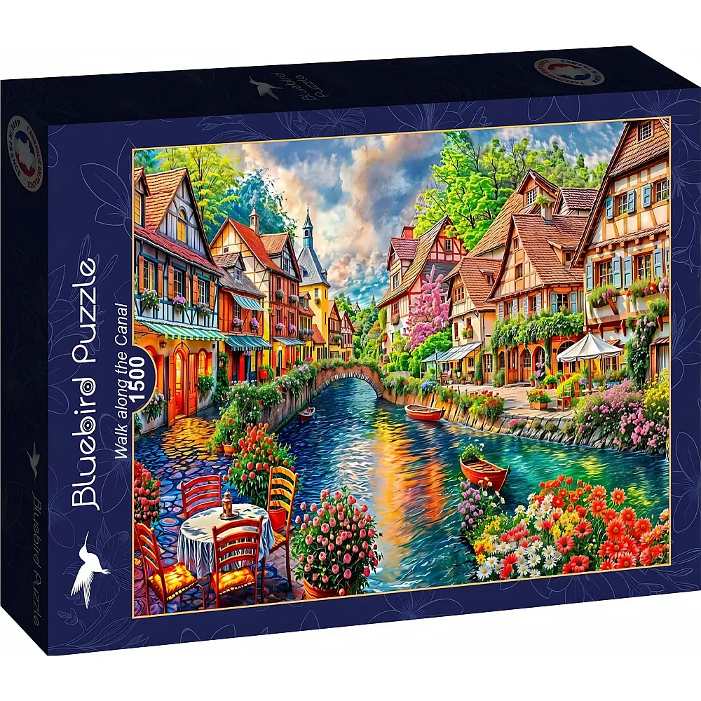 Bluebird Puzzle Puzzle 1500 Teile Spaziergang entlang des Kanals