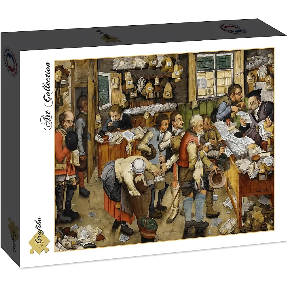 Grafika Puzzle Art Collection Pieter Brueghel: Bezahlung des Zehnten, 1617-1622 - 2000 Teile
