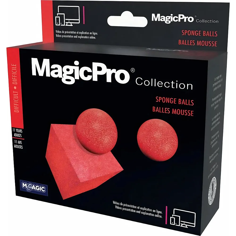 Megagic Magicpro - Balles Mousse fr-de-it-en-es-ru - Suche