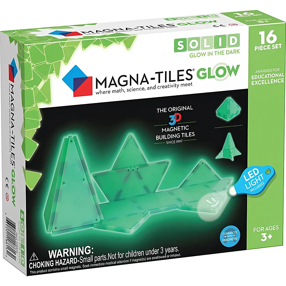 Magna-Tiles Glow in the Dark Set 16-teilig 16Teile