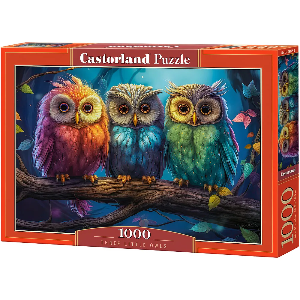 Castorland Puzzle Drei kleine Eulen - 1000 Teile