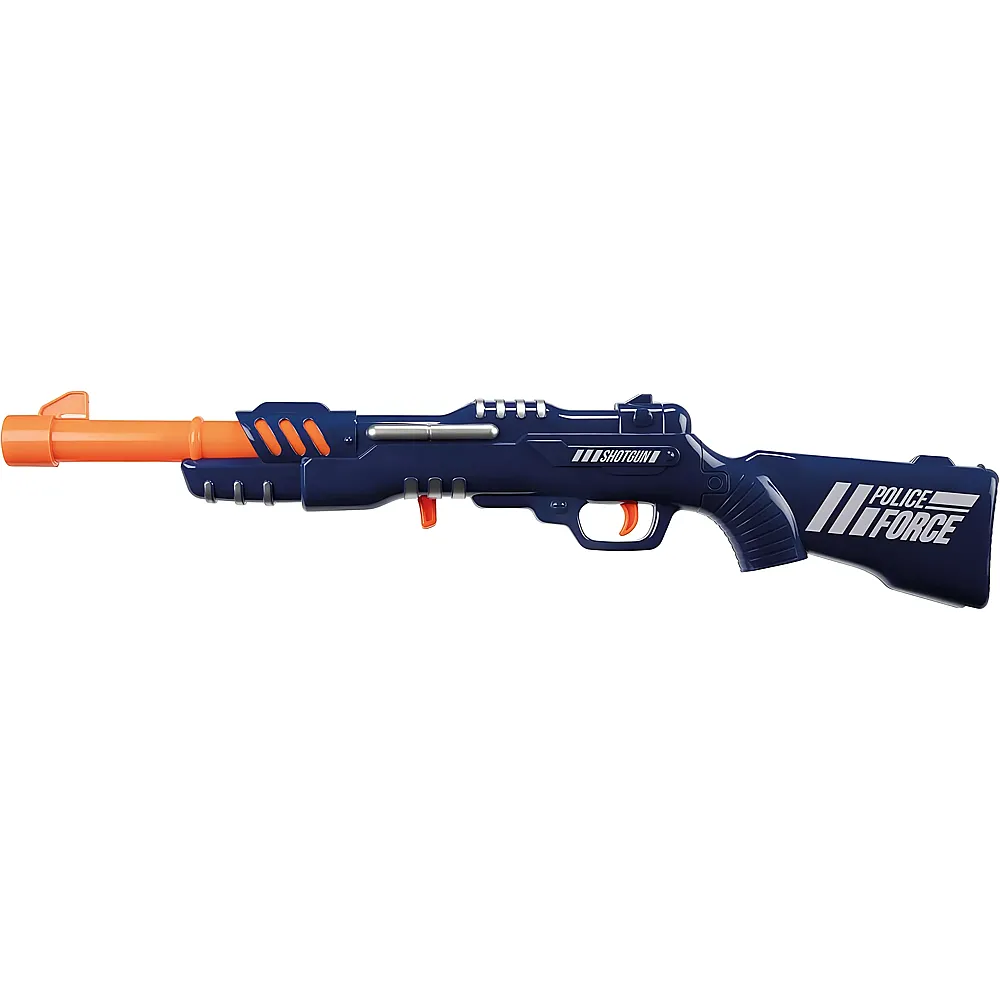 Toi-Toys Toi Toys - POLICE Gewehr - Blau + 6 Schaumstoffpfeile