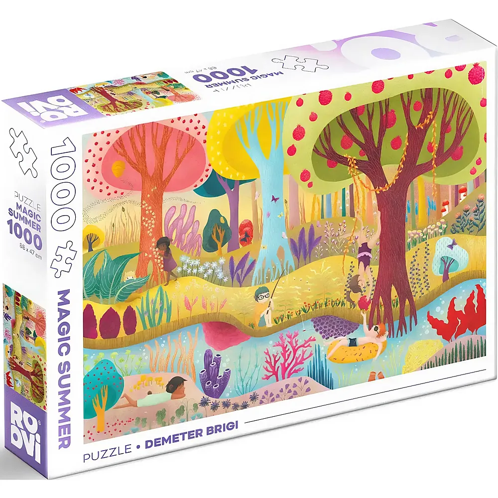 Roovi Puzzle Zauberwald, Sommer 1000Teile