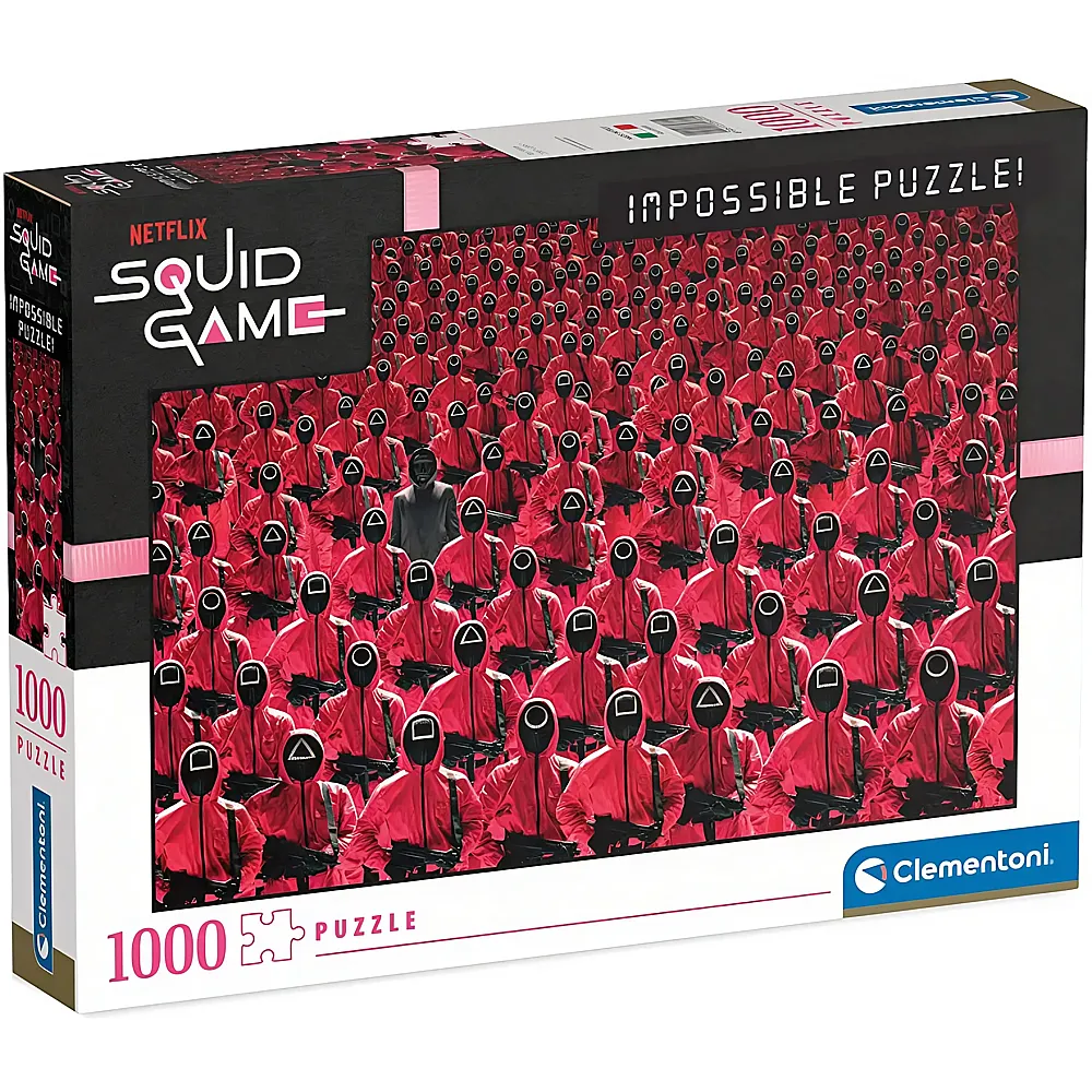 Clementoni Puzzle Impossible Squid Game - 1000 Teile