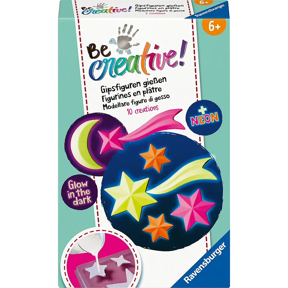 Ravensburger BeCreative Gips Leuchtsterne