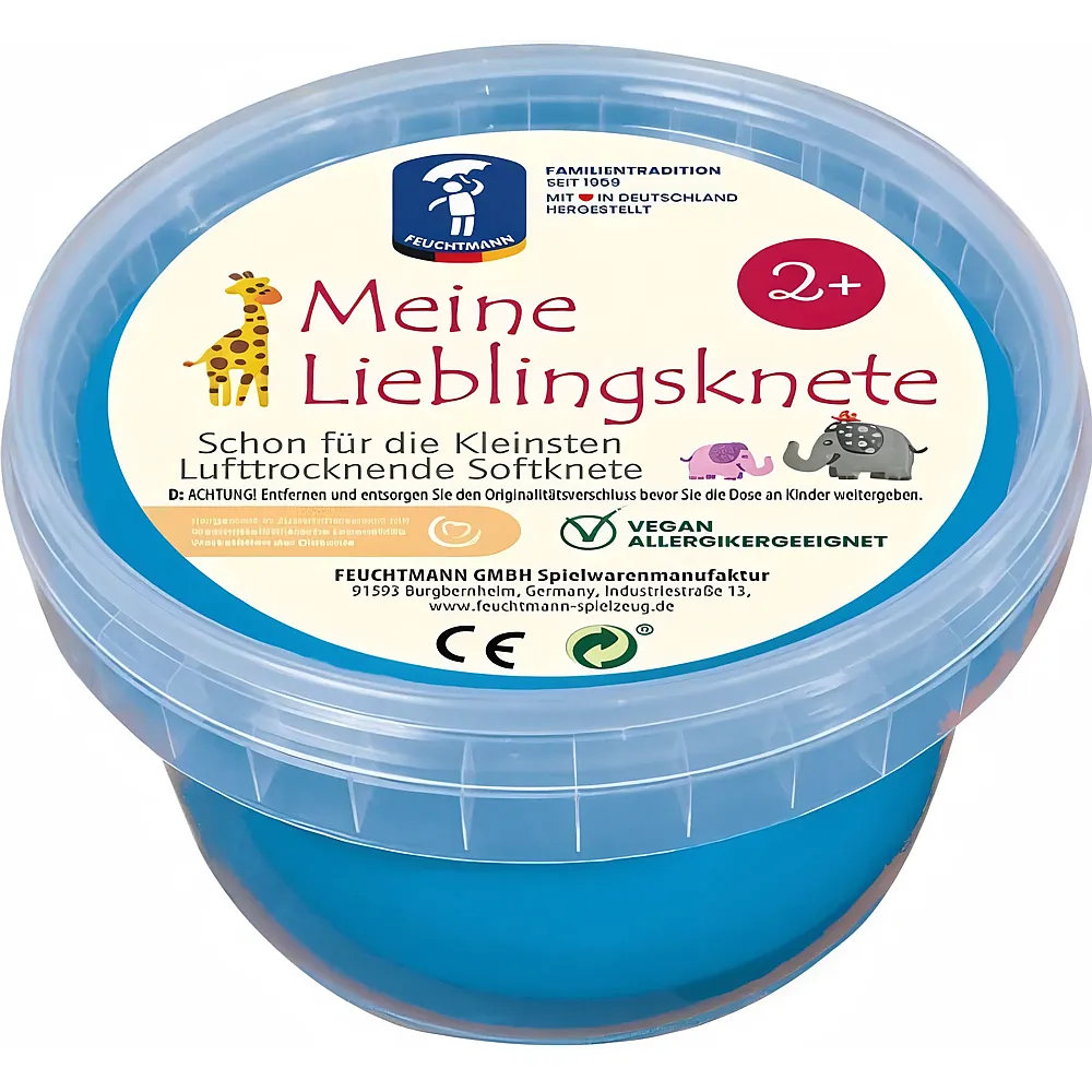 Feuchtmann My Favourite Clay - blau, 500gr. - Marken