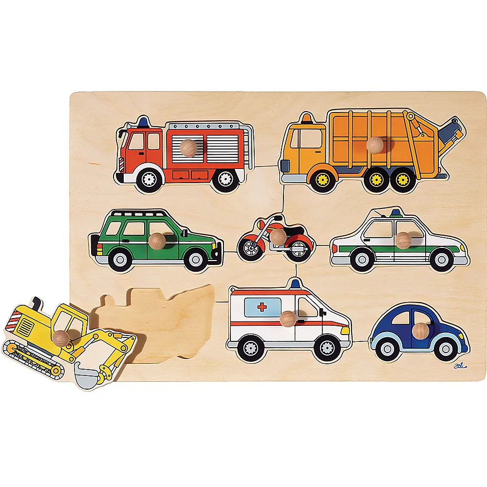 Goki Puzzle Verkehrsmittel | Kleinkind-Puzzle