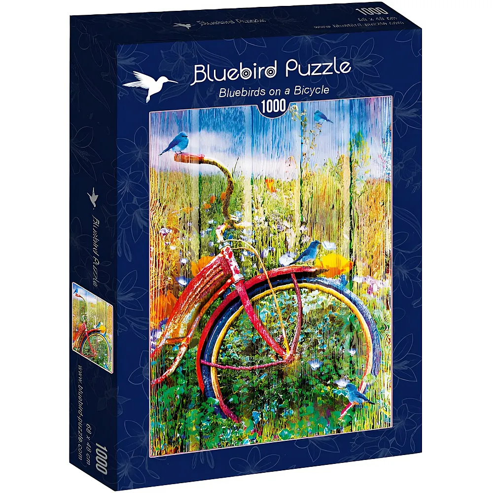 Bluebird Puzzle Bluebirds on a Bicycle - 1000 Teile