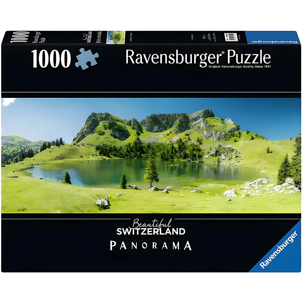 Ravensburger Puzzle Beautiful Switzerland Panorama Seebergsee im Diemtigtal 1000Teile