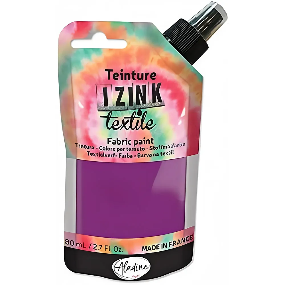 Aladine Izink Izink Textilfarbe Pflaumen - 80 ml | Farbe & Kreide
