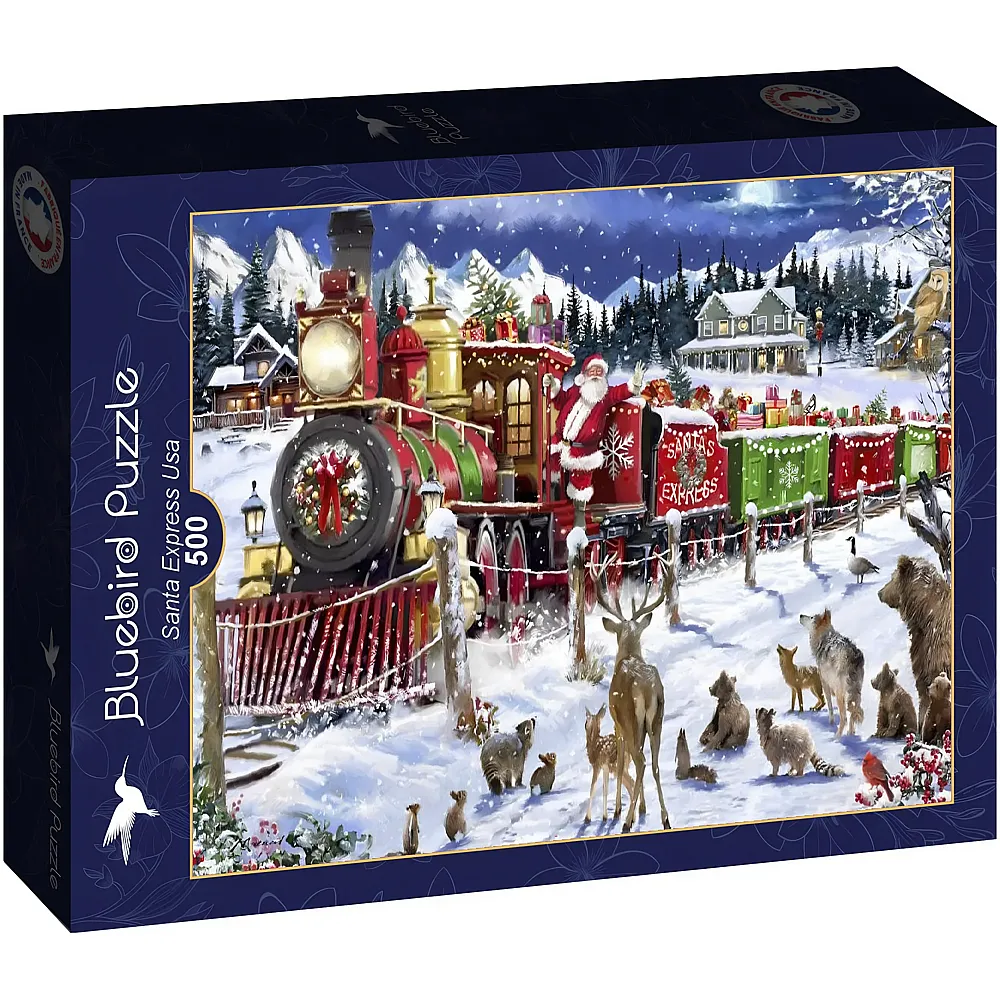 Bluebird Puzzle Santa Express USA 500Teile