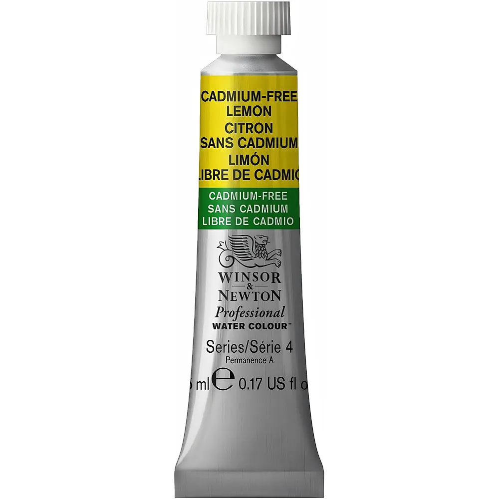Winsor & Newton Professional Water Colour Aquarellfarbe Kadmiumfrei Zitrone - 5 ml